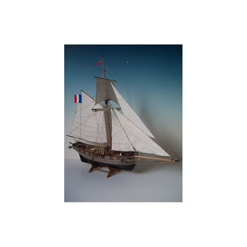 Bateau Côtre armé 1815 - FAUCON | Ventedemodelisme.fr