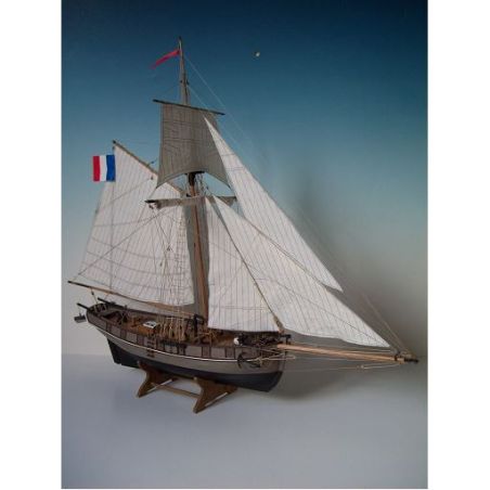 Bateau Côtre armé 1815 - FAUCON | Ventedemodelisme.fr