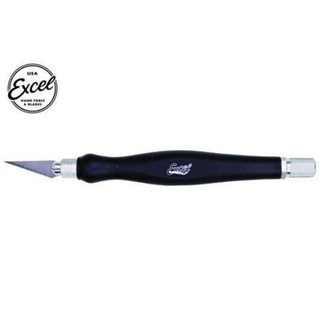 Outil - Cutter - K26 FIT GRIP - Medium Duty - Manche caoutchouc - avec capuchon protecteur - Noir