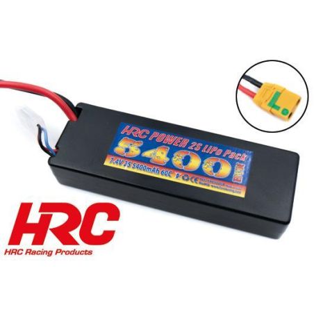 Accu - LiPo 2S - 7.4V5400mAh 60C - Hard Case - XT90 46.525138.5mm