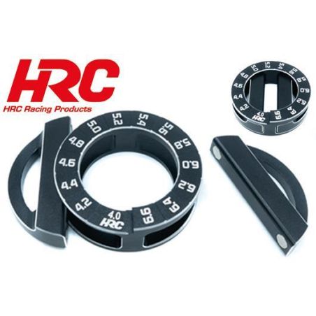 Outil - 1/10 - Jauges de débattement 4.0 - 6.6mm & blocs de support 10mm