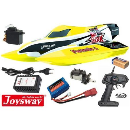 Bateau de course - électrique - RTR - Mad Shark V2 - avec 7.4V 800mAh Li-Ion & AC Balance Charger