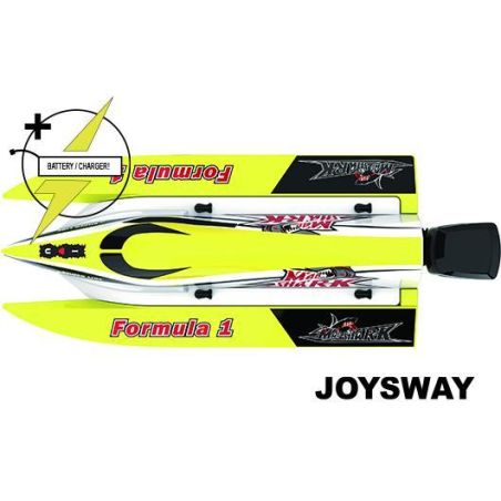 Bateau de course - électrique - RTR - Mad Shark V2 - avec 7.4V 800mAh Li-Ion & AC Balance Charger