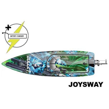 Bateau de course - électrique - RTR - Bullet V4 - HRC COMBO - 2 x 7.4V 4400mAh 40C LiPo & AC Balance Charger
