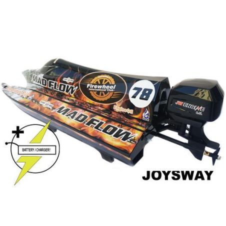 Bateau de course - électrique - RTR - Mad Flow V3 - BRUSHLESS - HRC COMBO 11.1V 2500mAh 40C LiPo & AC Balance Charger