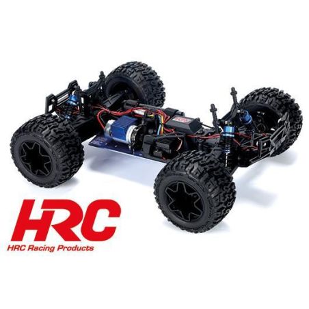 Auto - 1/10 XL Electrique- 4WD Monster Truck - RTR - HRC NEOXX - Brushed - Scrapper BLEU/NOIR