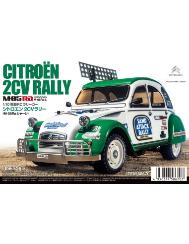 RC Citroen 2CV Rally M05Ra, ensemble complet | Ventedemodelisme.fr