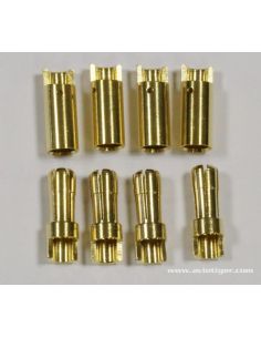 CONNECTEUR OR 5.5MM M/F 4 PAIRES