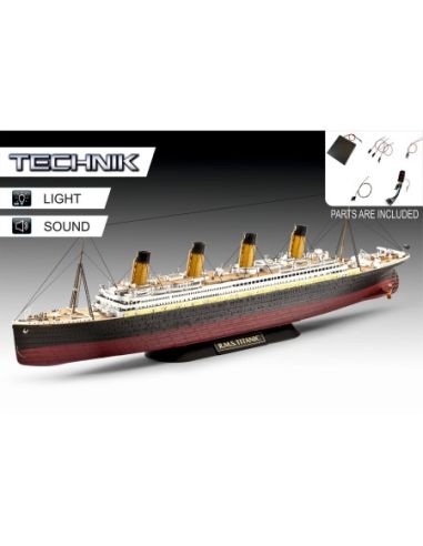 TECHNIK RMS TITANIC - MAQUETTE AVEC COMPOSANTS ÉLECTRONIQUES 1/400