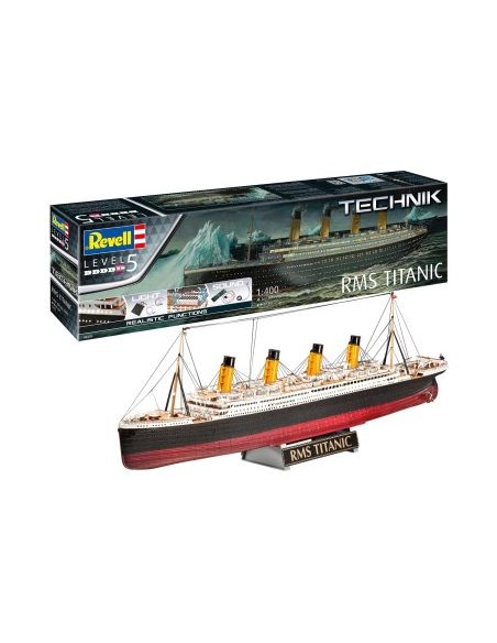 TECHNIK RMS TITANIC - MAQUETTE AVEC COMPOSANTS ÉLECTRONIQUES 1/400 TECHNIK RMS TITANIC - MAQUETTE AVEC COMPOSANTS ÉLECTRONIQUES 1/400