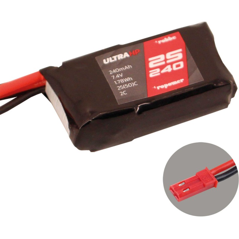 Robbe Modellsport RO-POWER ULTRA HP 240MAH 7,4 VOLT 2S Batterie Lipo | Ventedemodelisme.fr