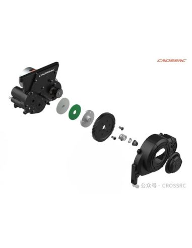 Crawling kit - EMO XL3 1/8 RTR 775 Brushed kit (Blue)