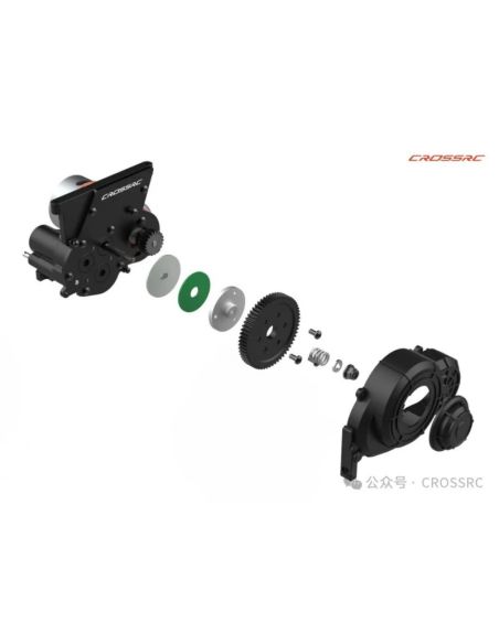 Crawling kit - EMO XL3 1/8 RTR 775 Brushed kit (Blue)