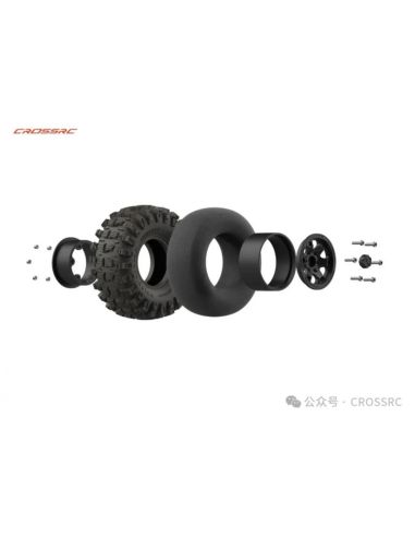 Crawling kit - EMO XL3 1/8 RTR 775 Brushed kit (Blue)