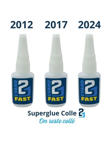 Colle21 FAST 21g | Super Glue Ultra-Liquide à Séchage Express – Colle Extra-Forte Multi-Usages