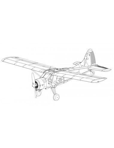 1/18 800mm Beaver PNP kit - Red