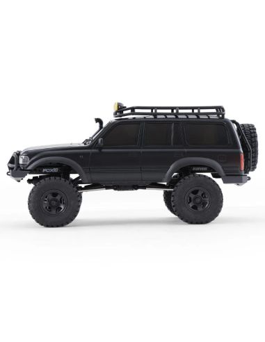 Voiture 1/18 Toyota LC80 FCX18 Pro brushless scaler RTR car kit - Black | Ventedemodelisme.fr