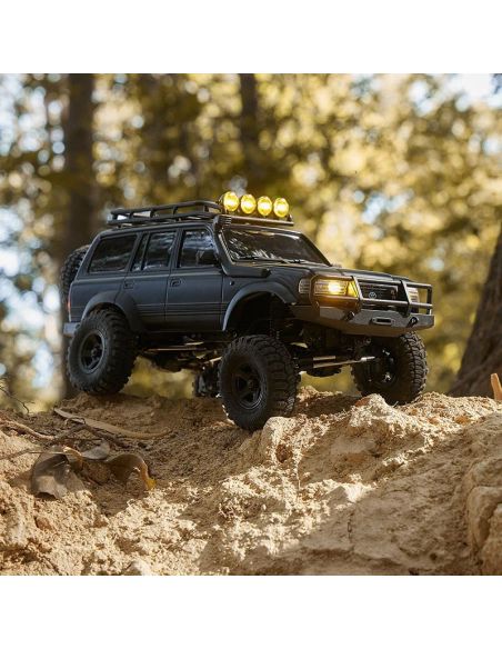 Voiture 1/18 Toyota LC80 FCX18 Pro brushless scaler RTR car kit - Black