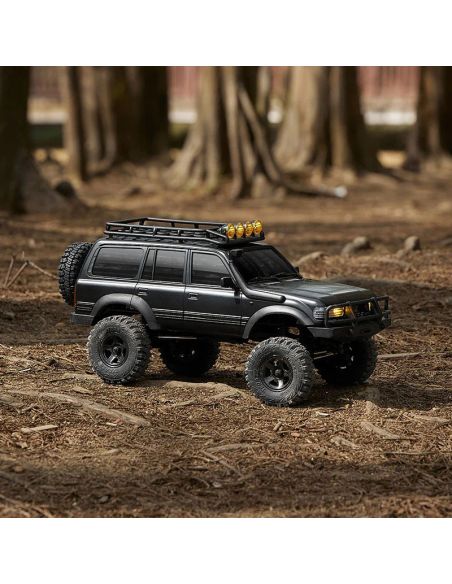 Voiture 1/18 Toyota LC80 FCX18 Pro brushless scaler RTR car kit - Black | Ventedemodelisme.fr