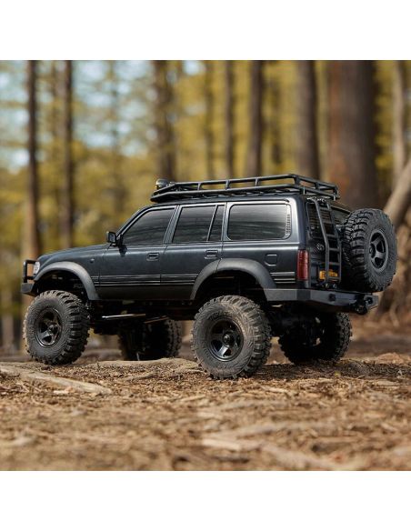 Voiture 1/18 Toyota LC80 FCX18 Pro brushless scaler RTR car kit - Black | Ventedemodelisme.fr