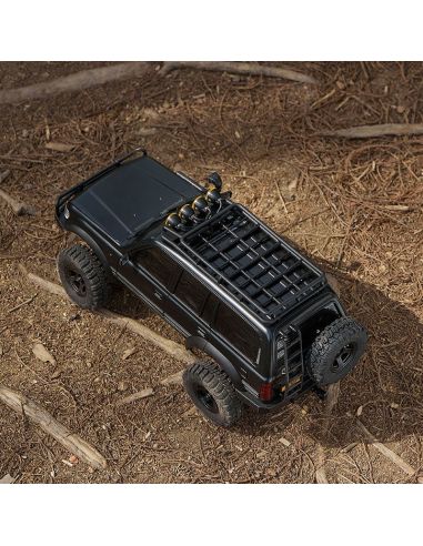 Voiture 1/18 Toyota LC80 FCX18 Pro brushless scaler RTR car kit - Black | Ventedemodelisme.fr