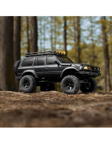Voiture 1/18 Toyota LC80 FCX18 Pro brushless scaler RTR car kit - Black | Ventedemodelisme.fr