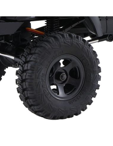 Voiture 1/18 Toyota LC80 FCX18 Pro brushless scaler RTR car kit - Black | Ventedemodelisme.fr