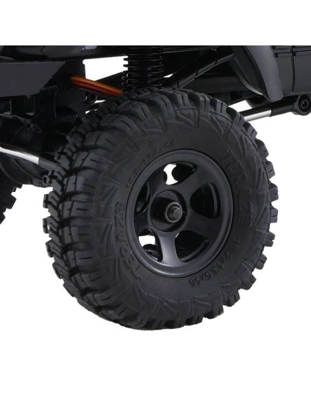 Voiture 1/18 Toyota LC80 FCX18 Pro brushless scaler RTR car kit - Black | Ventedemodelisme.fr
