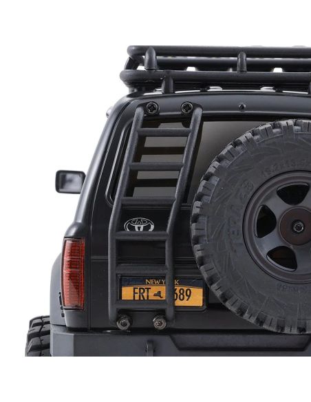 Voiture 1/18 Toyota LC80 FCX18 Pro brushless scaler RTR car kit - Black | Ventedemodelisme.fr
