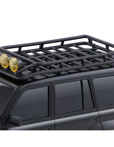 Voiture 1/18 Toyota LC80 FCX18 Pro brushless scaler RTR car kit - Black | Ventedemodelisme.fr