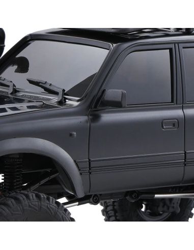 Voiture 1/18 Toyota LC80 FCX18 Pro brushless scaler RTR car kit - Black | Ventedemodelisme.fr