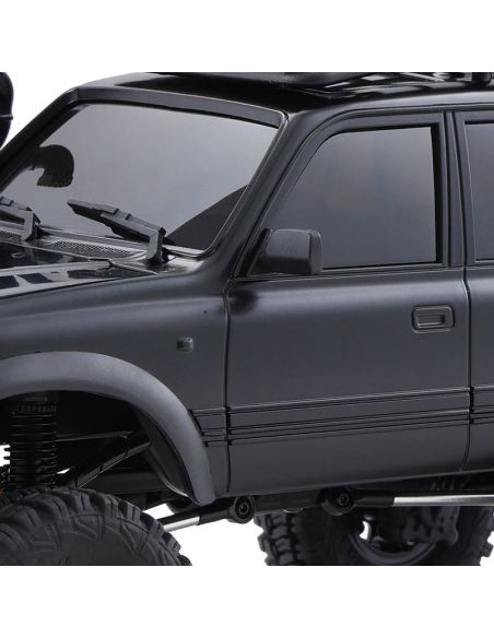 Voiture 1/18 Toyota LC80 FCX18 Pro brushless scaler RTR car kit - Black | Ventedemodelisme.fr