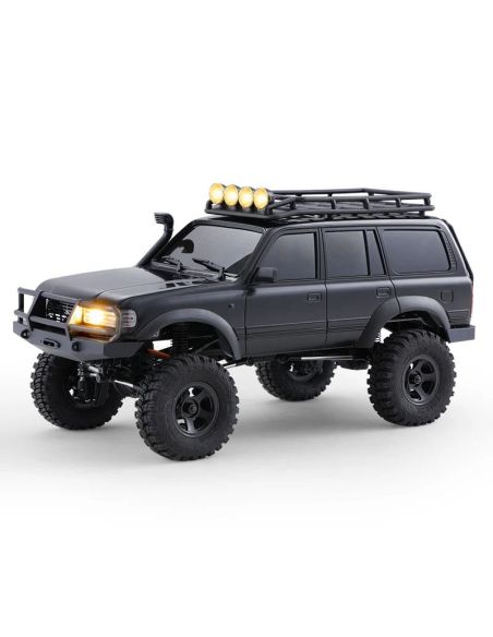 Voiture 1/18 Toyota LC80 FCX18 Pro brushless scaler RTR car kit - Black | Ventedemodelisme.fr