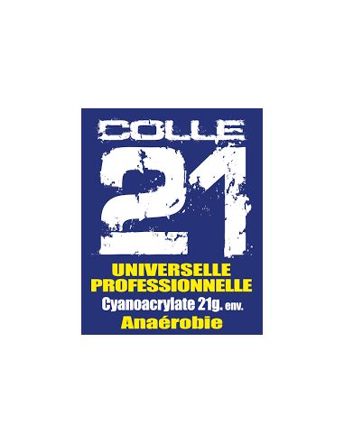 Colle21 - 21g | Super Glue Ultra-Liquide à Séchage Express – Colle Extra-Forte Multi-Usages