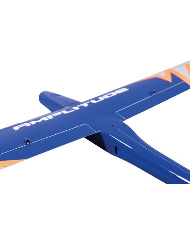 Robbe Modellsport Amplitude ARF 1,8 m entièrement en carbone Orange fluo/bleu, carbone apparent