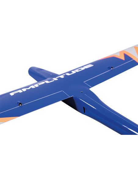 Robbe Modellsport Amplitude ARF 1,8 m entièrement en carbone Orange fluo/bleu, carbone apparent