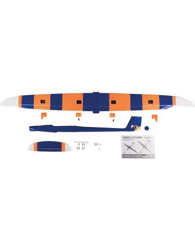 Robbe Modellsport Amplitude ARF Hotliner entièrement en fibre de verre/carbone Orange fluo/bleu