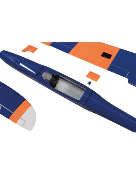 Robbe Modellsport Amplitude ARF Hotliner entièrement en fibre de verre/carbone Orange fluo/bleu