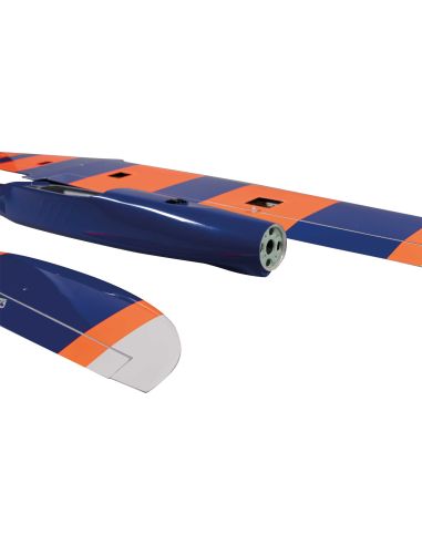 Robbe Modellsport Amplitude ARF Hotliner entièrement en fibre de verre/carbone Orange fluo/bleu