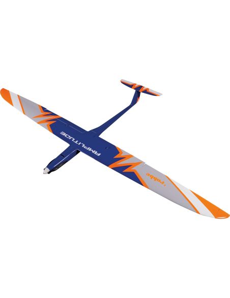 Robbe Modellsport Amplitude PNP Hotliner entièrement en fibre de verre/carbone Orange fluo/bleu, servos et entraînement intégrés