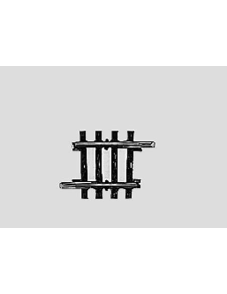 Elément de voie K courbe Märklin, rayon 3°, boite de 10 rails