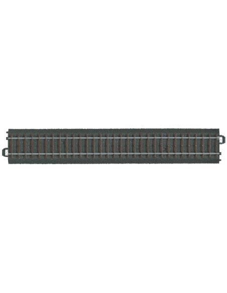 Rail droit Märklin en C, longueur 236,1 mm, boite de 6 rails