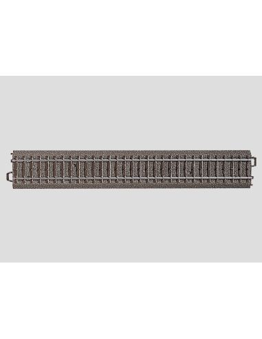 Rail droit Märklin en C, longueur 236,1 mm, boite de 6 rails