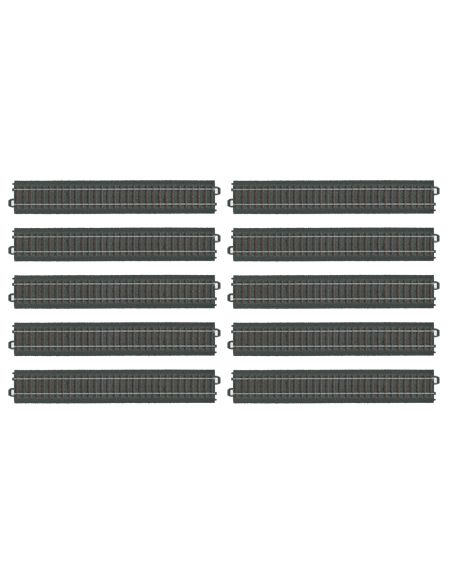Rail droit Märklin en C, longueur 236,1 mm, boite de 6 rails