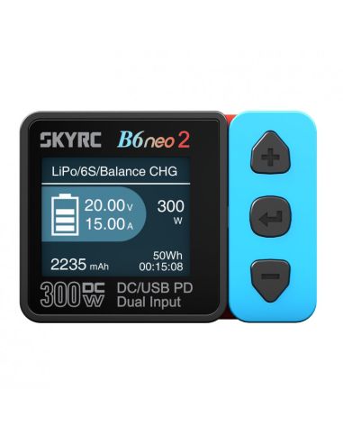 Chargeur B6 neo2 DC Smart Charger (300W) - Red & Blue