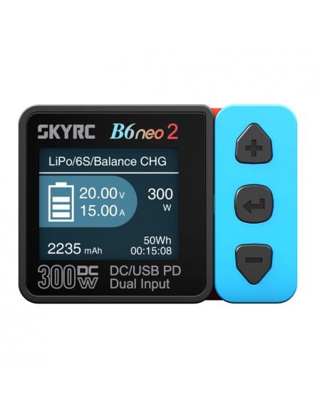 Chargeur B6 neo2 DC Smart Charger (300W) - Red & Blue
