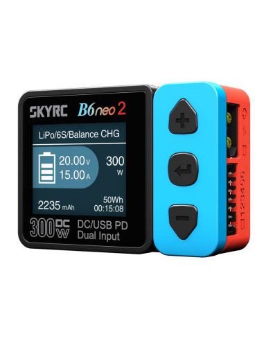 Chargeur B6 neo2 DC Smart Charger (300W) - Red & Blue