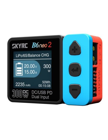 Chargeur B6 neo2 DC Smart Charger (300W) - Red & Blue