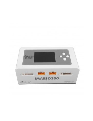 GensAce Chargeur iMars D300 Dual Channel 300W (EU) Blanc