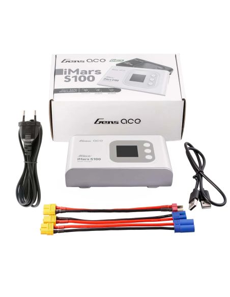 GensAce Chargeur S100 G-Tech 100W (EU) Blanc